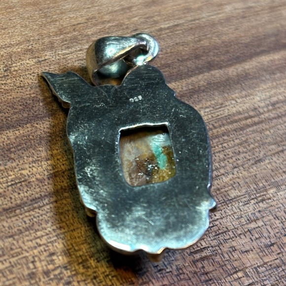 Royston turquoise & 925 pendant - Picture 4 of 6